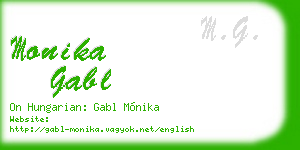 monika gabl business card
